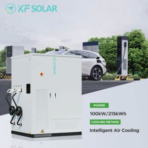 KFSOLAR Industrial & Commercial Energy Storage System - LiFePO4 Battery System for Electric Vehicle Support.