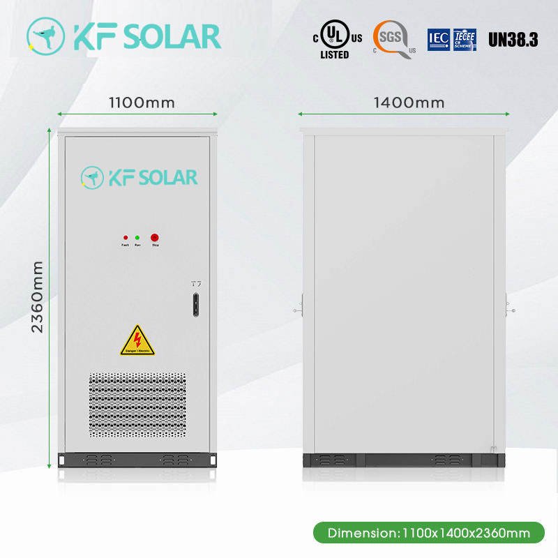 KFSOLAR 261.2KWH Industrial & Commercial Energy Storage Cabinet - 图片 2