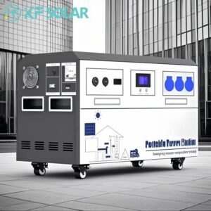 KF Solar 10KW All-in-One Portable Power Station with Multifunctional Solar Inverter, Pure Sine Wave MPPT Controller for Car Solar Panels.