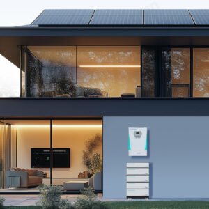 KF SOLAR 5kW Single-Output Three-Phase WiFi String Inverter for Home Grid-Tie Up to 10kW with 98% Efficiency.
