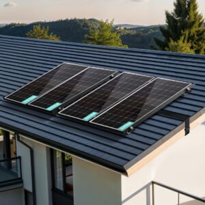 KF Solar High-Efficiency 550 Watt Monocrystalline Silicon Solar Panel for Residential Use.