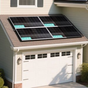 KF Solar Commercial-Grade Monocrystalline Silicon Half-Cell Solar Panel 300W with Maximum 21% Efficiency